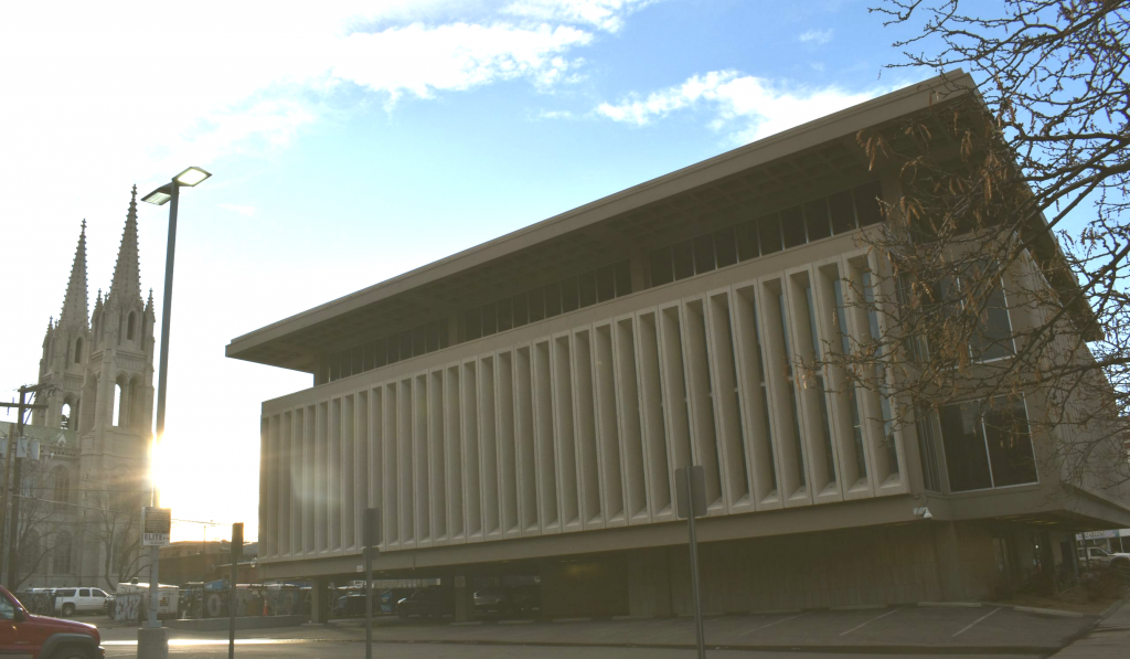 Exterior photo of our office building in Denver.